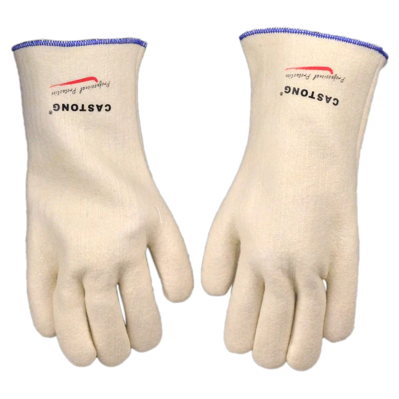 CASTONG high temperature protect gloves wear resistance 34cm length under 300 centigrade heat