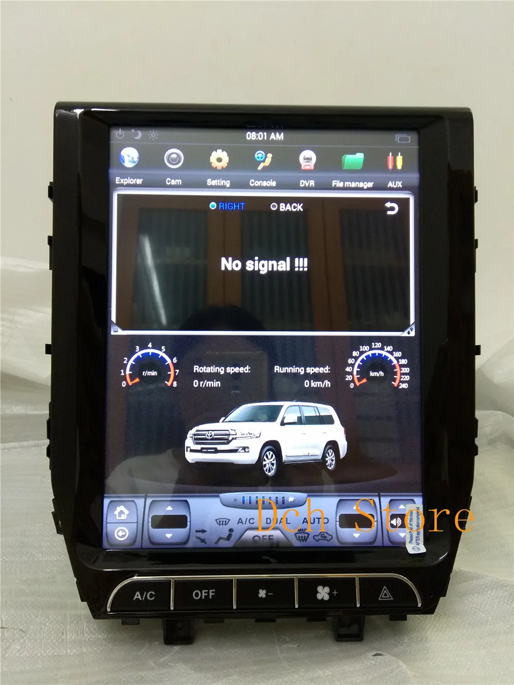 12,1 дюймов вертикальный tesla стиль Android 8,1 автомобильный DVD gps авто радио navi для Toyota LandCruiser land cruiser LC200