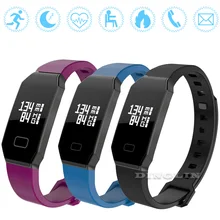 Gzdl Smart Band IP67 Водонепроницаемый браслет OLED Сенсорный экран сердечного ритма крови Давление монитор браслет вызова/SMS напоминание WT8128