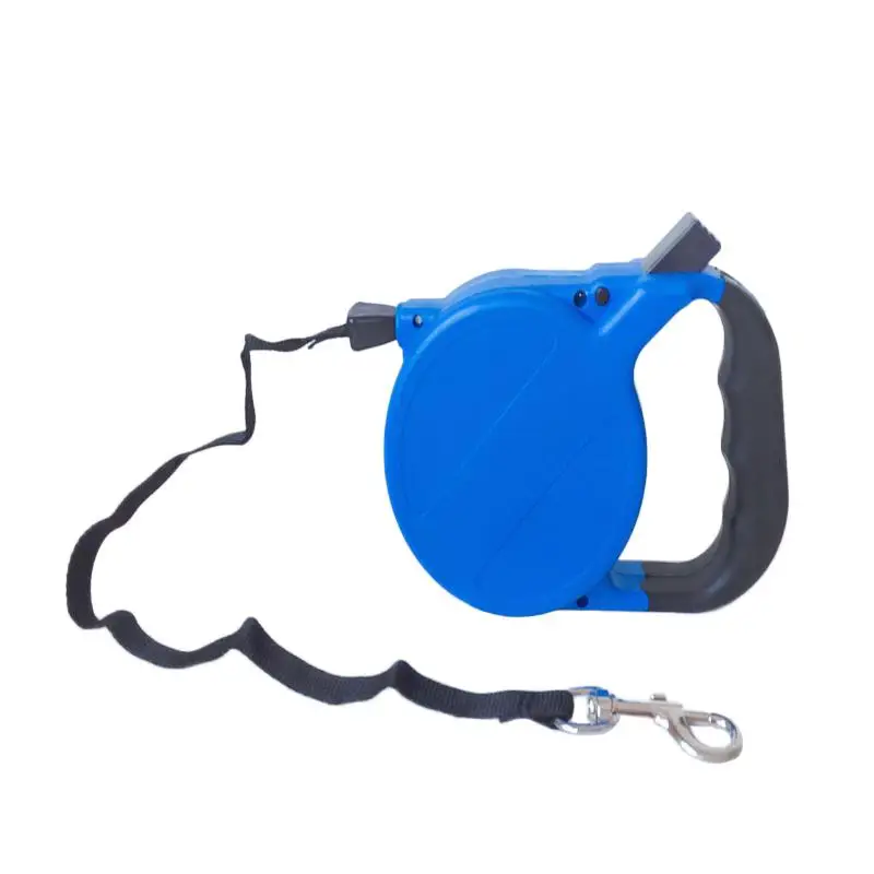 

TPFOCUS Retractable Dog Leash 8M 26FT Dog Walking Rope with Nylon Ribbon Cord Hand Grip One Button Brake Lock Small Medium Dogs