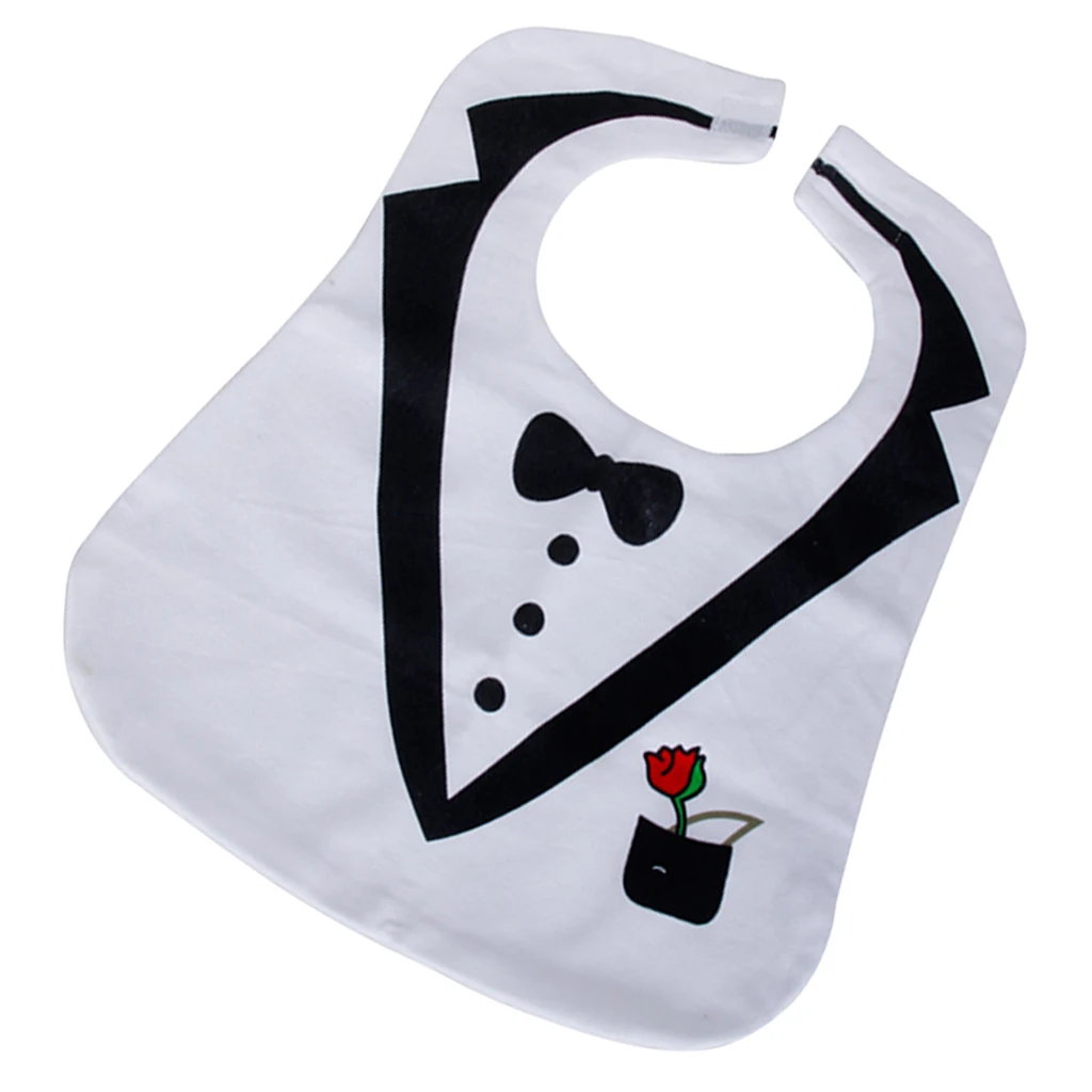 Hot Sale One Piece Cute Tuxedo Toddler Baby Infant Bib Feeding Baby Bibs Burp Cloths 5Kinds