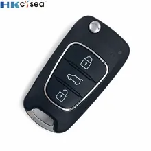 HKCYSEA 1 шт. 3 кнопки Xhorse VVDI2 Автомобильный ключ дистанционного управления Замена XKHY02EN Английская версия для VVDI ключ инструмент подходит для нескольких автомобилей