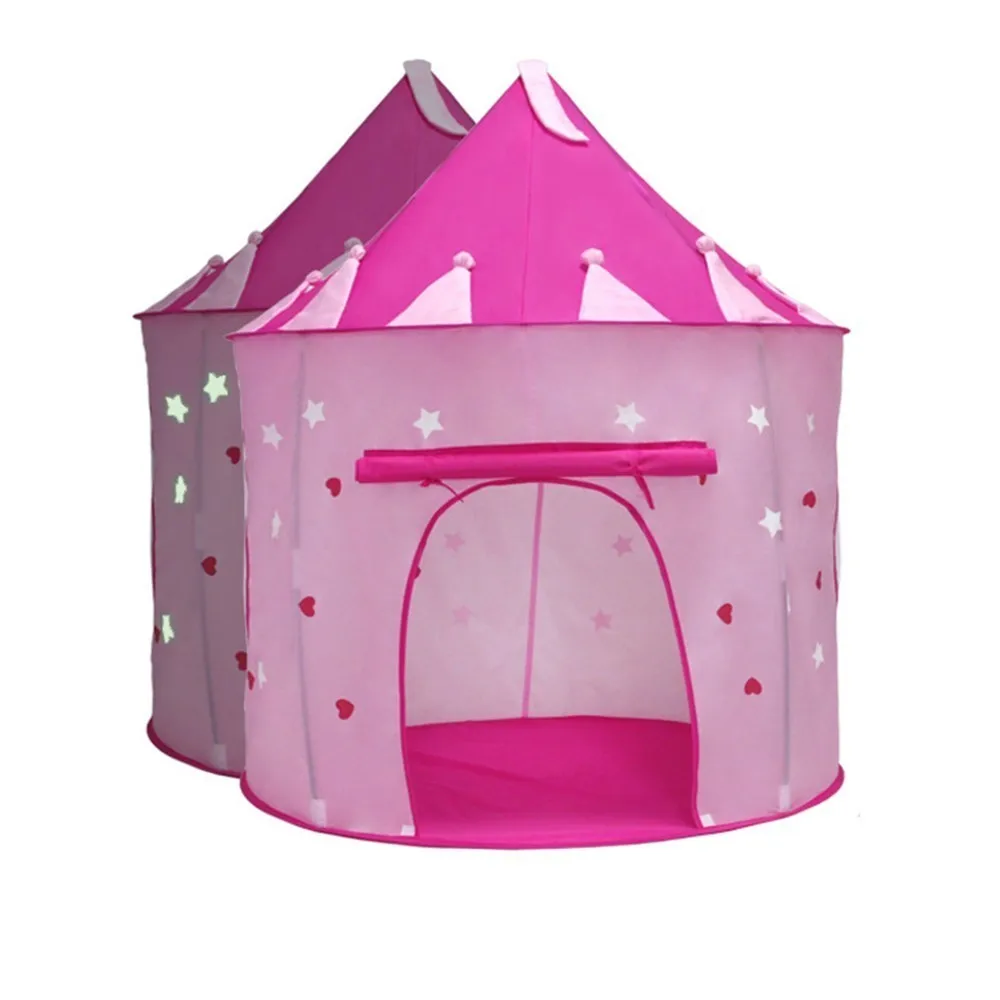 

Outdoor Portable Kids Game Tent Tente Enfant Luminous With A Tunnel Children's Ball Pooll Teepee Girl Boy Game House Baby Tent