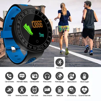 

mart Watch Q8 Plus with Passometer Heart Rate For Android IOS OLED Touchpad Sport Waterproof IP68 Health Smartwatch