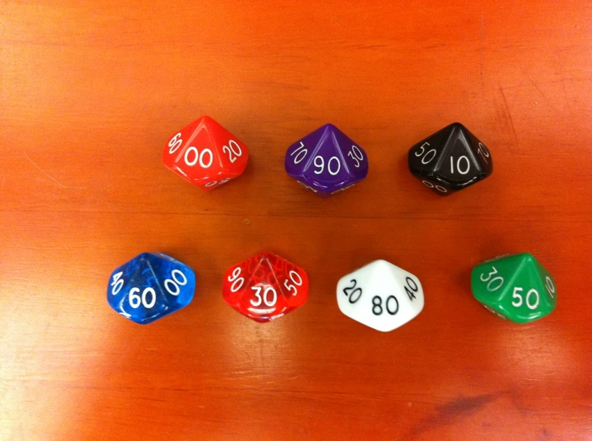 

D&D D10(00 - 90) dice polyface digital boulimia trpg dice Dungeons & Dragons dice, Percentile dice,TRPG GAME