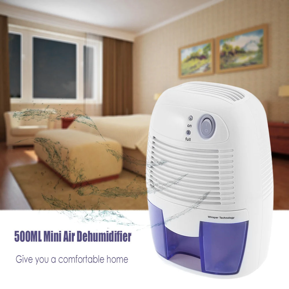Invitop 500 мл портативный осушитель воздуха, мини Осушитель воздуха, Электрический тихий влагопоглощающий осушитель воздуха для дома и ванной комнаты