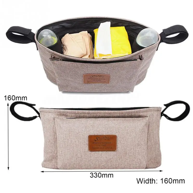 

Baby Stroller Pram Pushchair Travel Organizer Storage Bag Bottle Diaper Holder Baby Stroller Accessories