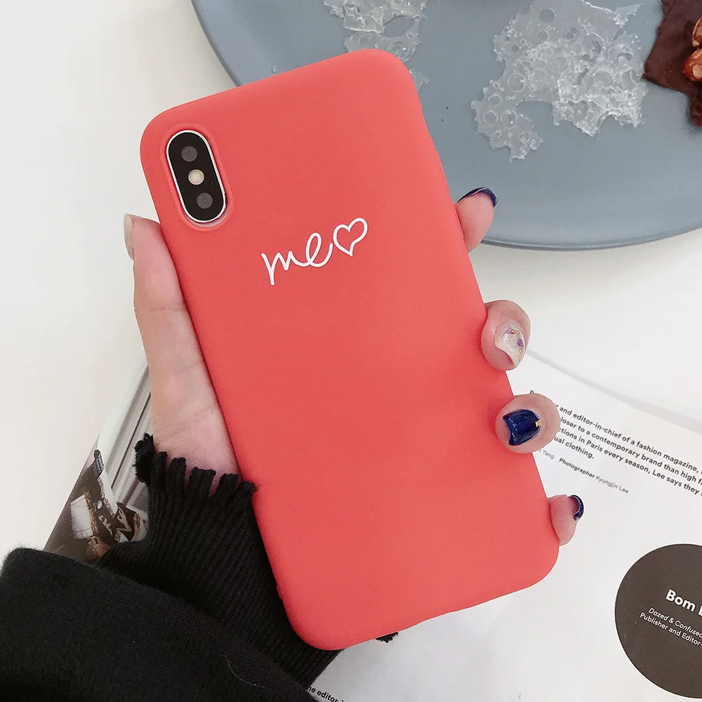 KIPX1077B_1_JONSNOW Couples Style Phone Case for iPhone 6S 7 8 Plus Cartoon Painted Back Cover for iPhone X XR XS Max Soft Silicone Case