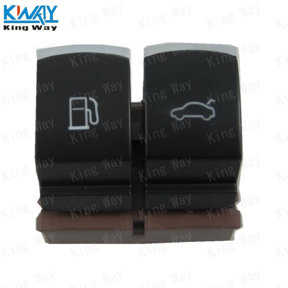 FREE SHIPPING King Way Chrome Fuel Tank Door & Trunk Release Button