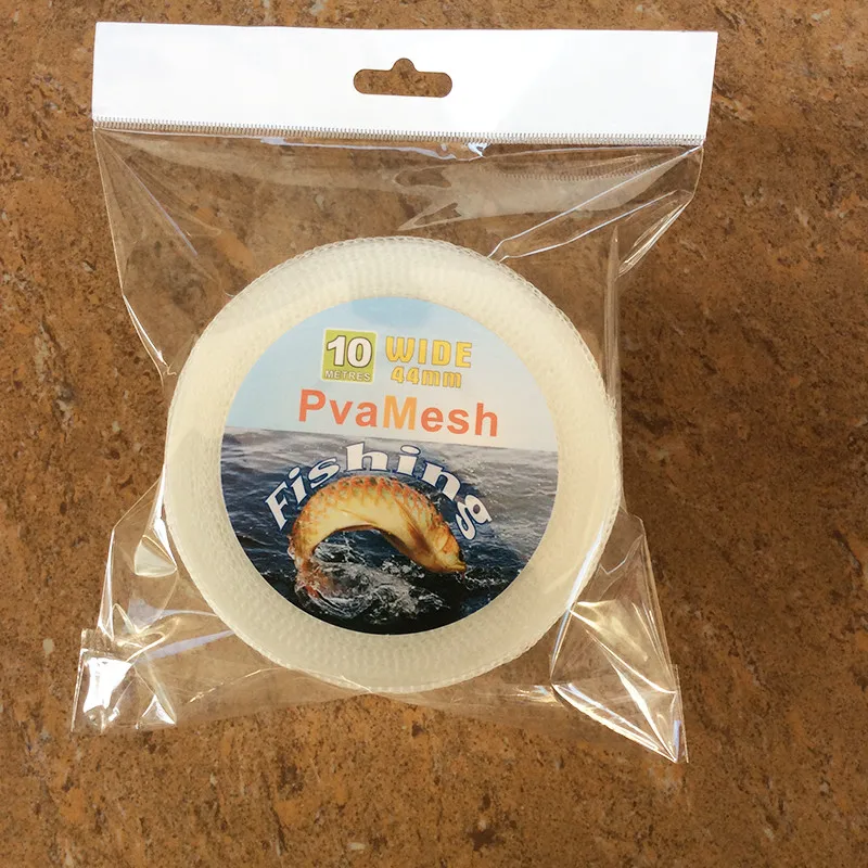 

5M Mesh PVA Refill Carp Fishing Stocking Boilie Rig pesca Bait Wrap Bags 25/37/44mm NEW