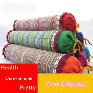 Pillow Traction Buckwheat Cervical-Care Coarse Cotton New Jacket Hull Neck Washable Pillow Traction Buckwheat Cervical-Care Coarse Cotton New Jacket Hull Neck Washable