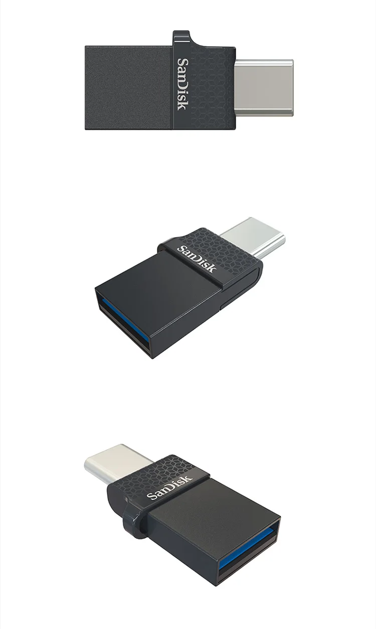 Sandisk Экстрим тип-c 128 Гб 64 ГБ 32 ГБ двойной OTG USB флеш-накопитель Флешка USB флешка Micro USB Тип C для смартфона