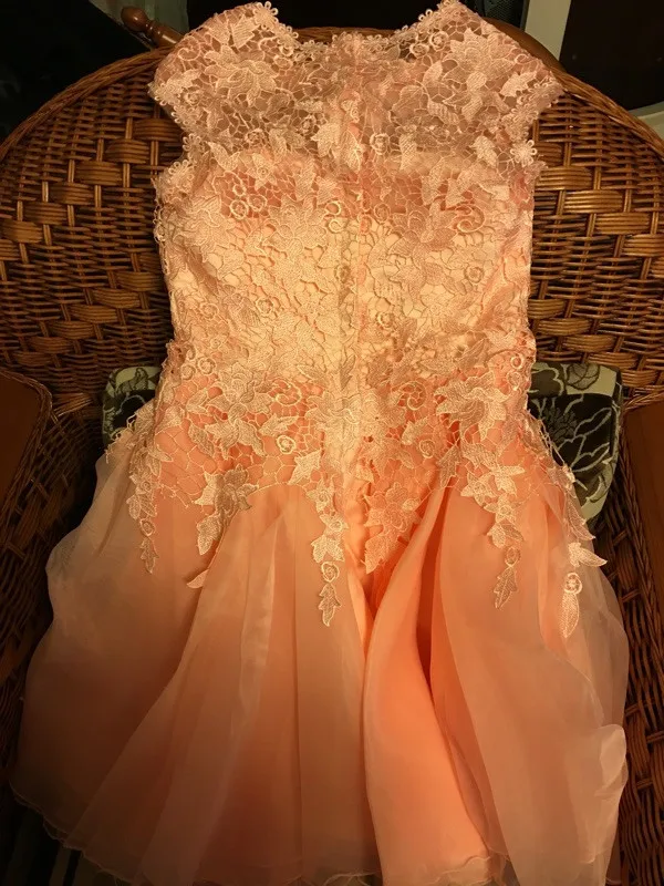 Robe de soiree, розовое и красное элегантное вечернее платье с u-образным вырезом, кружевное вечернее платье с аппликацией, праздничное платье, платья для выпускного вечера