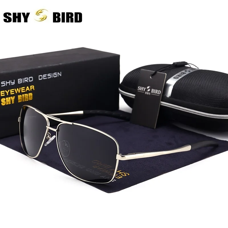 SHYBIRY Mens Classic Tinted Glasses Driving Goggles Men's Sunglasses Vintage Brand Fashion