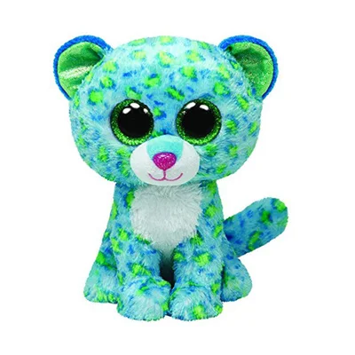 Bright Big Eyes Soft Plush Toys Animal Pet font b Doll b font Green Leopard