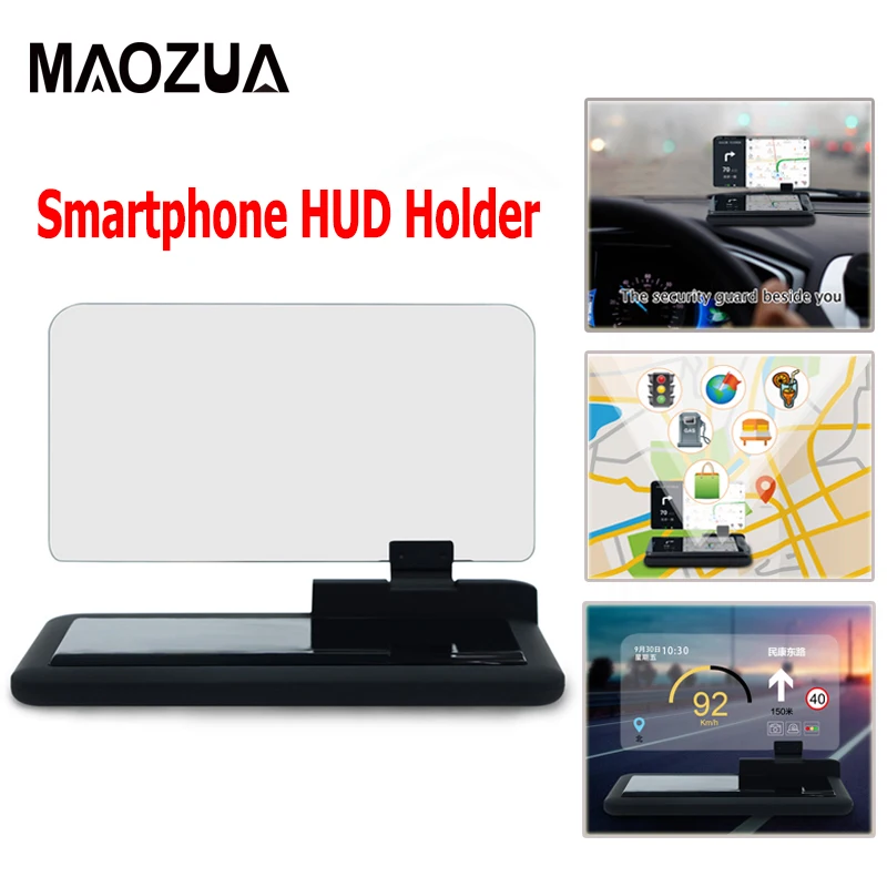 Car Hud Display Smartphone Projector H6 Head Up Display Car GPS Navigator Car Mount Stand Windscreen Projector Car Styling