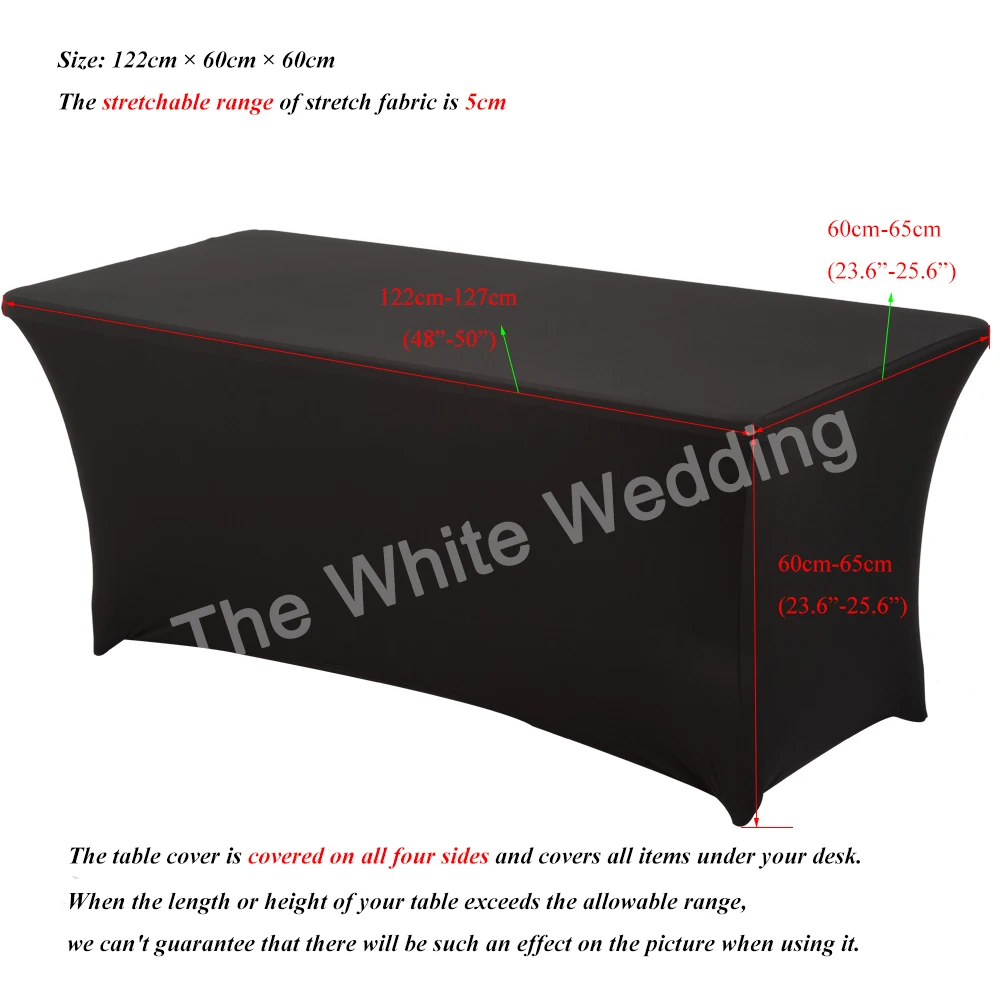 120 سنتيمتر 183 سنتيمتر 240 سنتيمتر الأبيض الذهب الأسود دنة ليكرا المطبخ طاولة طعام الكتان القماش الزفاف مفارش المائدة مستطيلة
