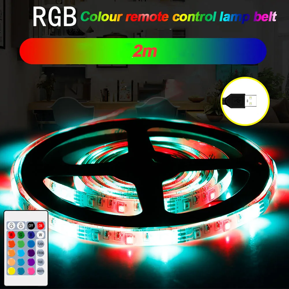 

Adhesive Stable Adjustable LED Strip Decorative Dustproof Flexible Remote Control Multicolor Waterproof TV Background Anti Fog