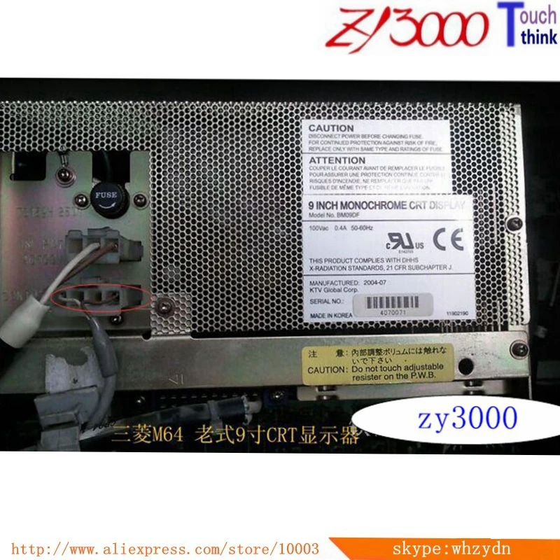 Совместимый ЖК дисплей 9 дюймов для M500 M520 CNC системы CRT монитор BM09DF FCUA CT100|monitor