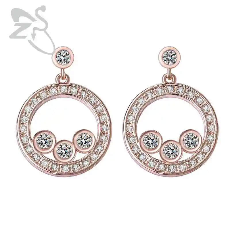 Round Earrings Hollow Ear Pin Crystal For Women Fashion Brincos Piercing Body Jewelry Stud boucle d'oreille | Украшения и