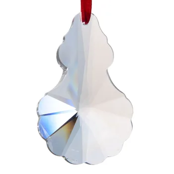 

3 pcs/bag Crystal Pendants For Chandelier 76mm Clear Gourd-shaped Home Lighting Parts Car Hanging Decoration Ornaments Prisms