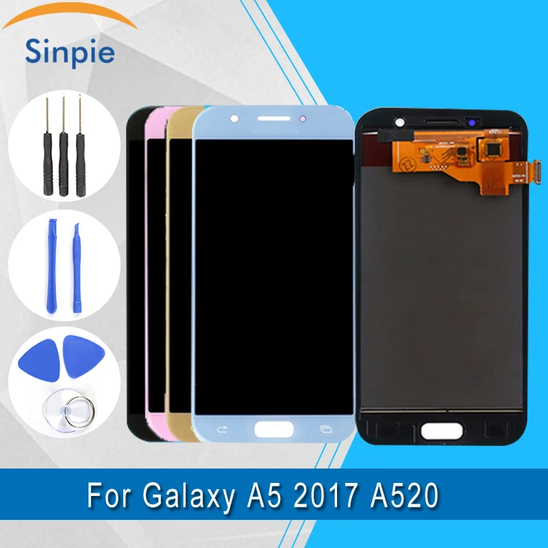 

For SAMSUNG GALAXY A5 2017 A520 LCD Display Touch Screen Digitizer LCD SM-A520F Assembly Replacement 100% Tested