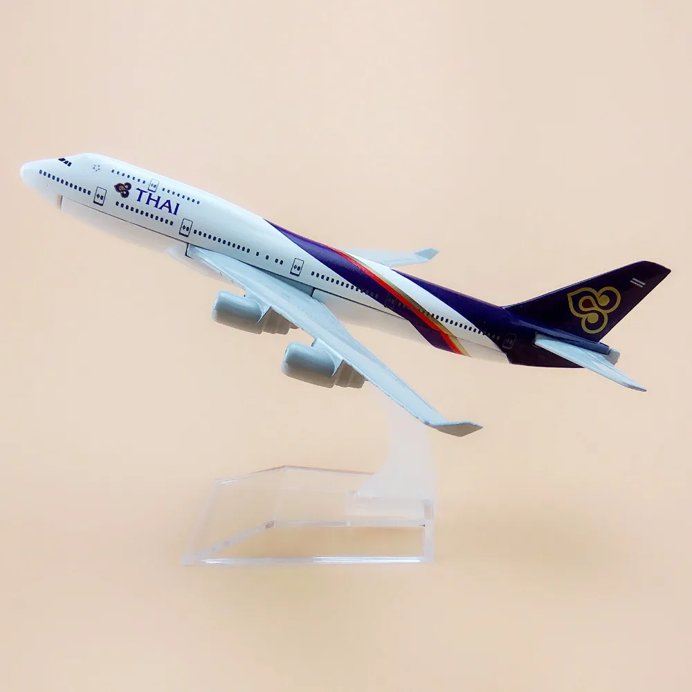 Летательный аппарат Boeing 747 B747 400 Airways металлический сплав 16 см|gift gifts|gifts thailandgift stand |
