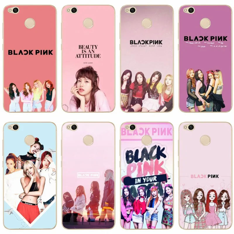 

BLACK PINK BLACKPINK kpop collage Cover TPU Phone Case For redmi4A 4X 5 5a 5Plus note 4 4X 5 for xiaomi4 5 6X 8 note3 miX2S