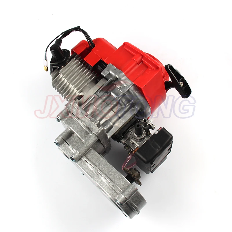 Motor de arranque de 2 tiempos 49cc con transmisión para Mini bicicleta de bolsillo ATV