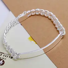 H182 925! Серебряный браслет 925 серебряные ювелирные изделия 8 мм из коровьей кожи, стильный элегантный браслет, ayiajppa auwajmda