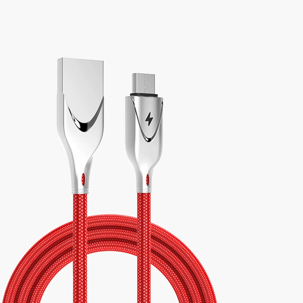 

100 pcs a lot Zinc Alliage micro usb type-C Cable Pour iPh X 8 7 6 Rapide Donnees De Charge Chargeur Pour iPh