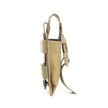 Militare 600D Nylon Molle Del Sacchetto Tattico Singolo Pistol Magazine Pouch Coltello Torcia Elettrica Fodero di Caccia del Airsoft Munizioni Camo Borse