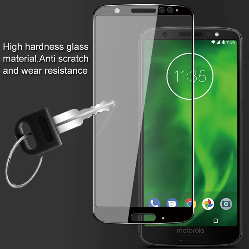 Закаленное стекло 9D для Moto G6 Plus чехол Motorola G 6 plus + Защитное G6Pus покрытие
