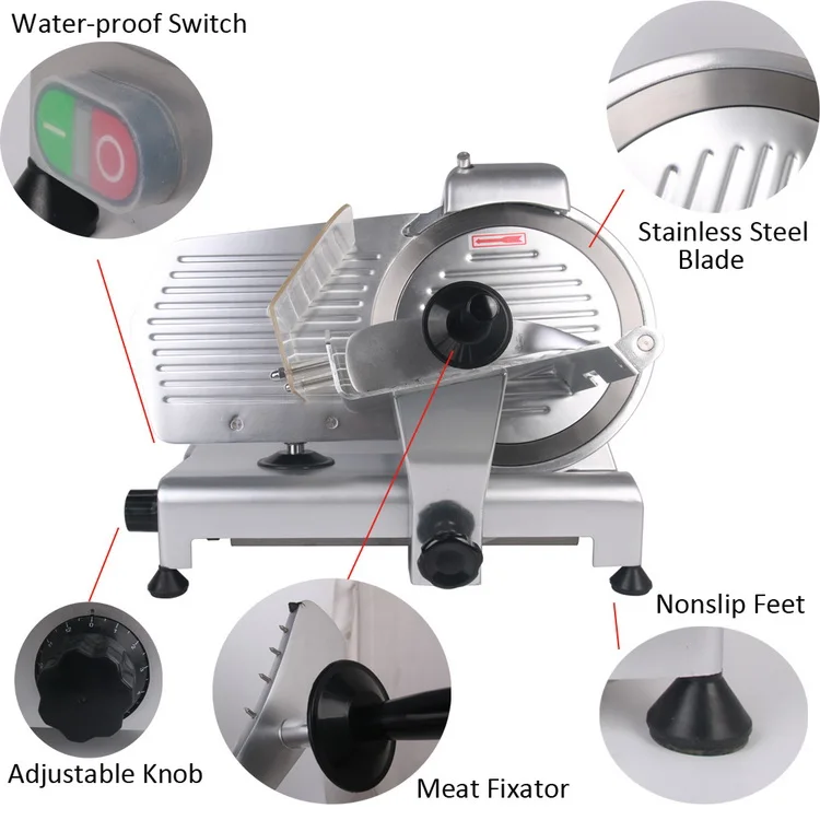 Коммерческий мясные Слайсеры бытовой Электрический Мясник sliceable свинины замороженное мясо резак срез резки 110 В