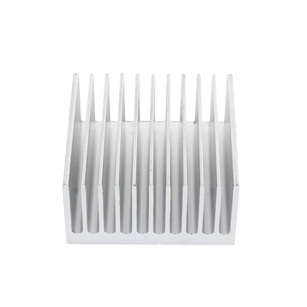 

Cooling Accessories Heat Sink 40X40X20mm IC HeatSink Metal Aluminum Cooling Fin Fan Silver Color Support 2017 good quality