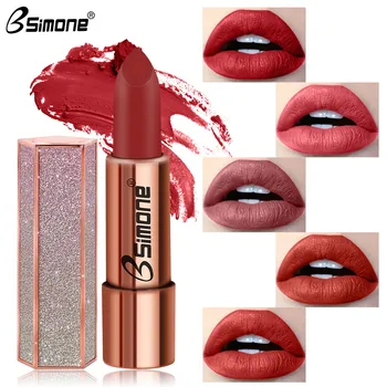 

Long Lasting Waterproof Matte Lip Lipstick Beauty Makeup Liquid Lipstick Pigmented Lip Y527