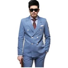 Элегантные модные мужские костюмы красивые мужские свадебные костюмы культивировать нравственность мужские формальные костюмы для торжественных случаев(куртка+ брюки