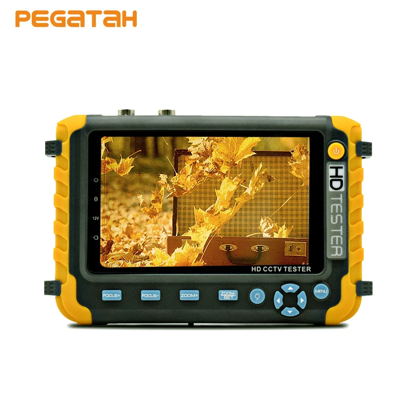 

5 inch Screen 5MP AHD TVI 4MP CVI Camera Tester Monitor CCTV Tester with HDMI VAG Input RS485 PTZ Security camera Support UTC