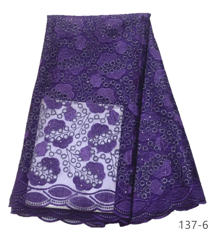 

Latest African Laces Fabrics with Stones Embroidered African French Lace Fabric Cheap African French Net tulle Lace Fabric 137