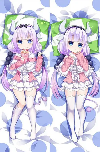 Аниме Манга Dakimakura Kobayashi-san Chi no Maid Dragon 150x50 см 100x35 см чехол для подушки 002