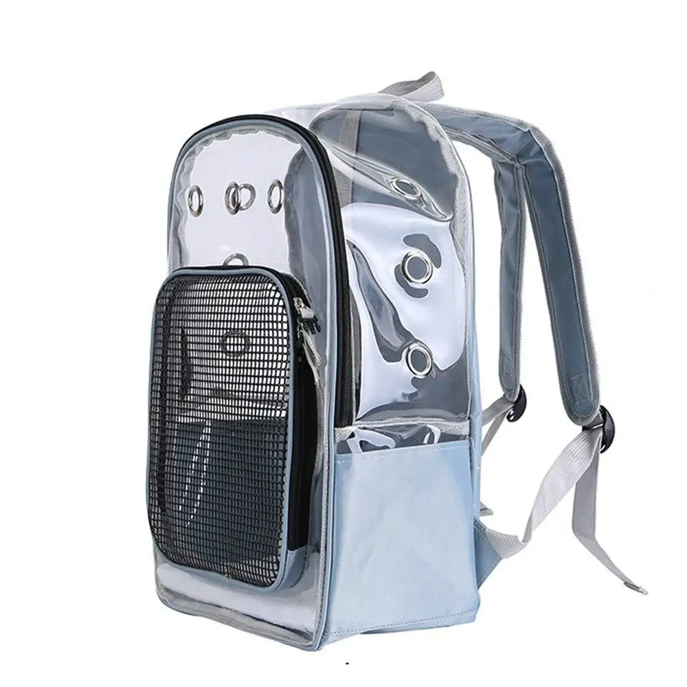 Прозрачная Сумка-переноска для собак, дышащие сумки на плечо, рюкзак с изображением попугая кота и птицы, клетки для переноски котенка, путешествие, домашнее животное