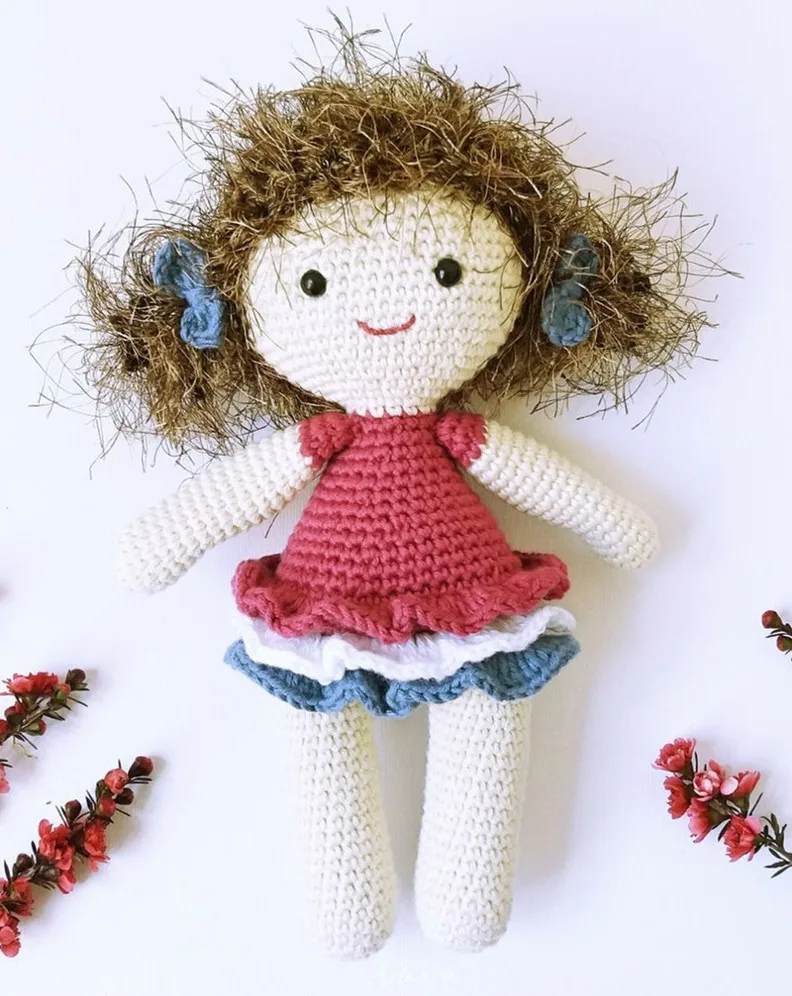 Крючком игрушки amigurumi Девушка номер модели XH0412016