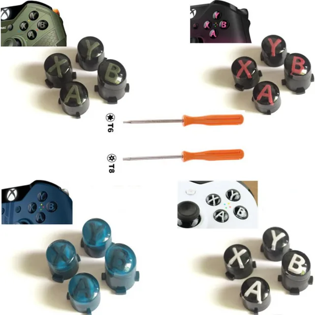 custom for xbox one slim elite controller abxy button kit bullet