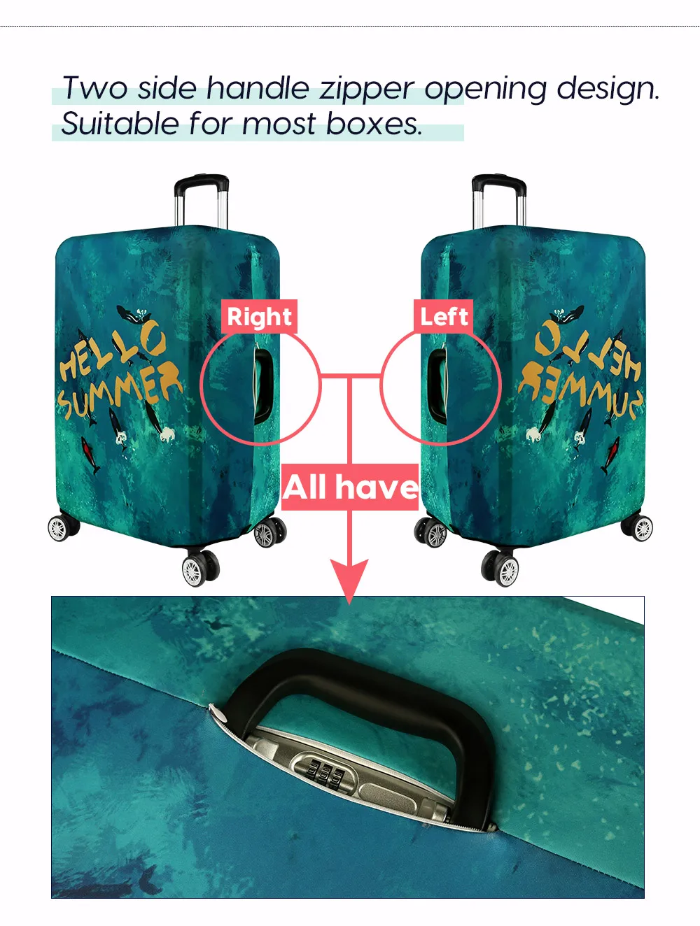 Защитный чехол для чемодана, Толстый эластичный чехол для багажа, пылезащитный чехол, подходит для 18-32 дюймов, аксессуары для путешествий