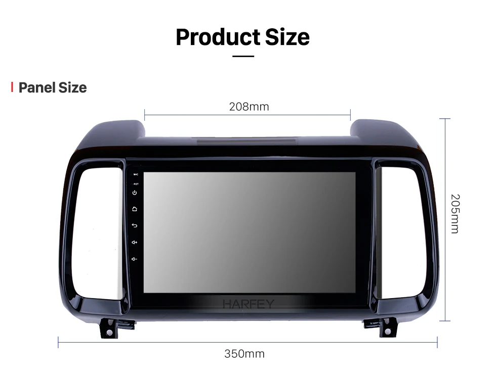 Sale Harfey 9" Android 8.1 Car Stereo for 2018 Hyundai IX35 GPS Navi Mirror Link car multimedia player Bluetooth 3G WIFI Digital TV 17