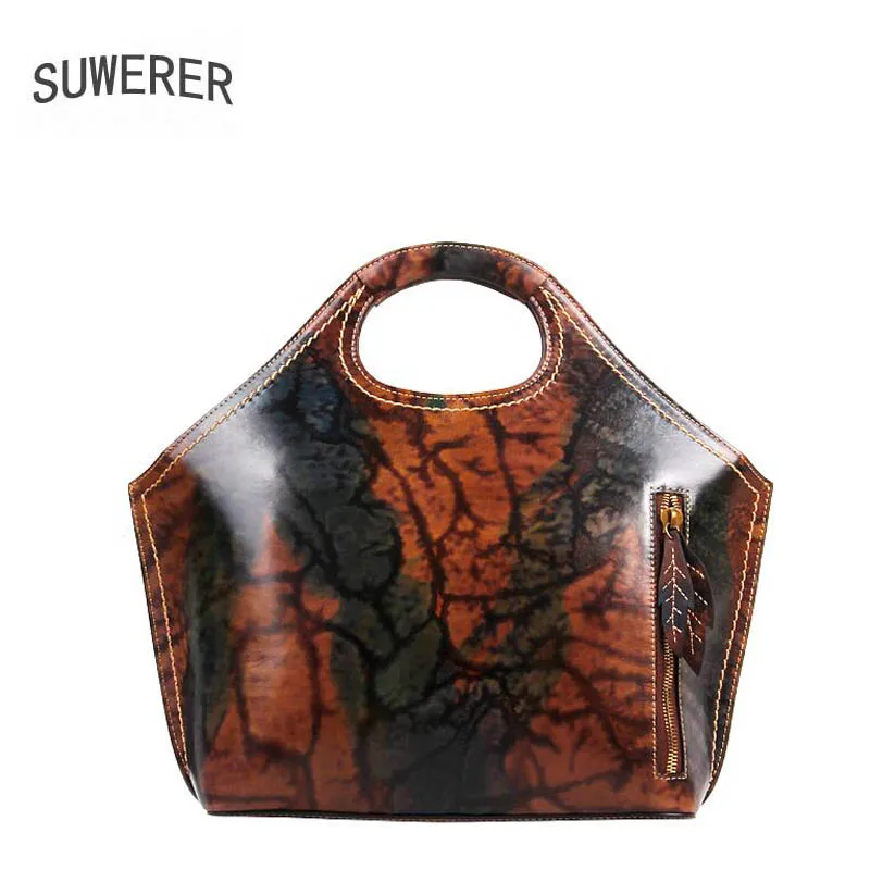 

Suwerer Genuine Leather women bags for women 2019 new luxury handbags women bags designer bags handbags women famous brands
