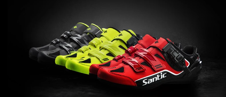 Santic Cycling Shoes Men Women MTB Mountain Road Bike Shoes Rubber Anti-slip Unlocked Bicycle Shoes Zapatillas Ciclismo