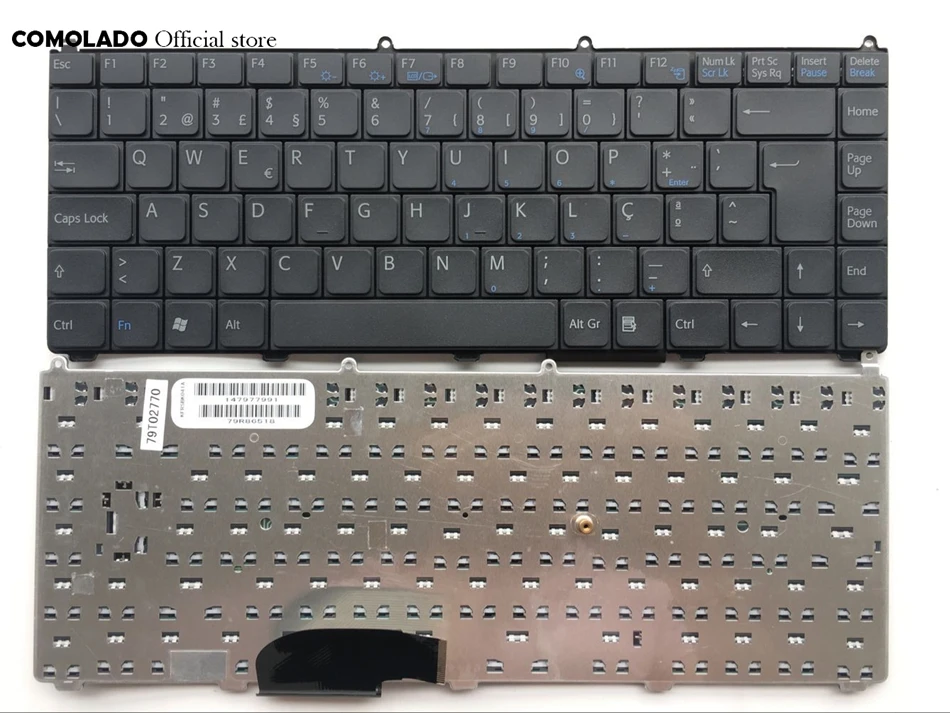PO Portugal раскладная клавиатура для SONY VAIO VGN-FE серия Черная Клавиатура ноутбука