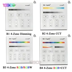 2,4G Ми свет B1/B2/B3/B4 4-зоны Smart Touch Панель led диммер контроллер для RGB/RGBW/CCT Яркость светодиодные полосы света