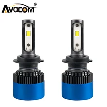 Avacom S2 Plus H4 H7 LED Car Headlight H1 H3 H11 9004 9005 9006 9007 80W 12000LM 6500K Car-styling LED 12V 24V Automobiles Bulbs